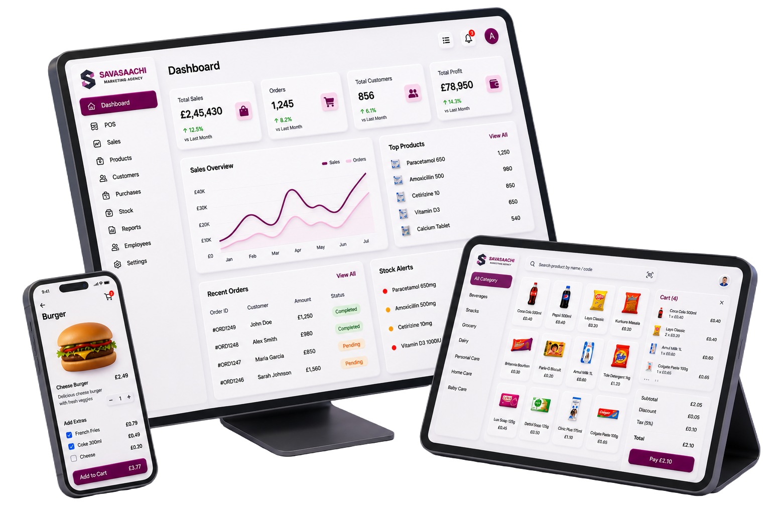 Dashboard software preview placeholder